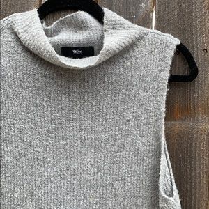 MOSSIMO grey hi-low sweater tank